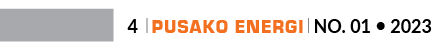 4 ￼ Pusako Energi ￼ No. 01 • 202