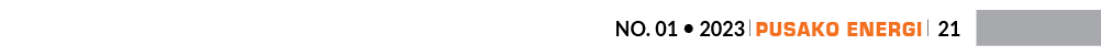 No. 01 • 2023 ￼ Pusako Energi ￼ 2