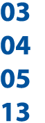 03 04 05 13 