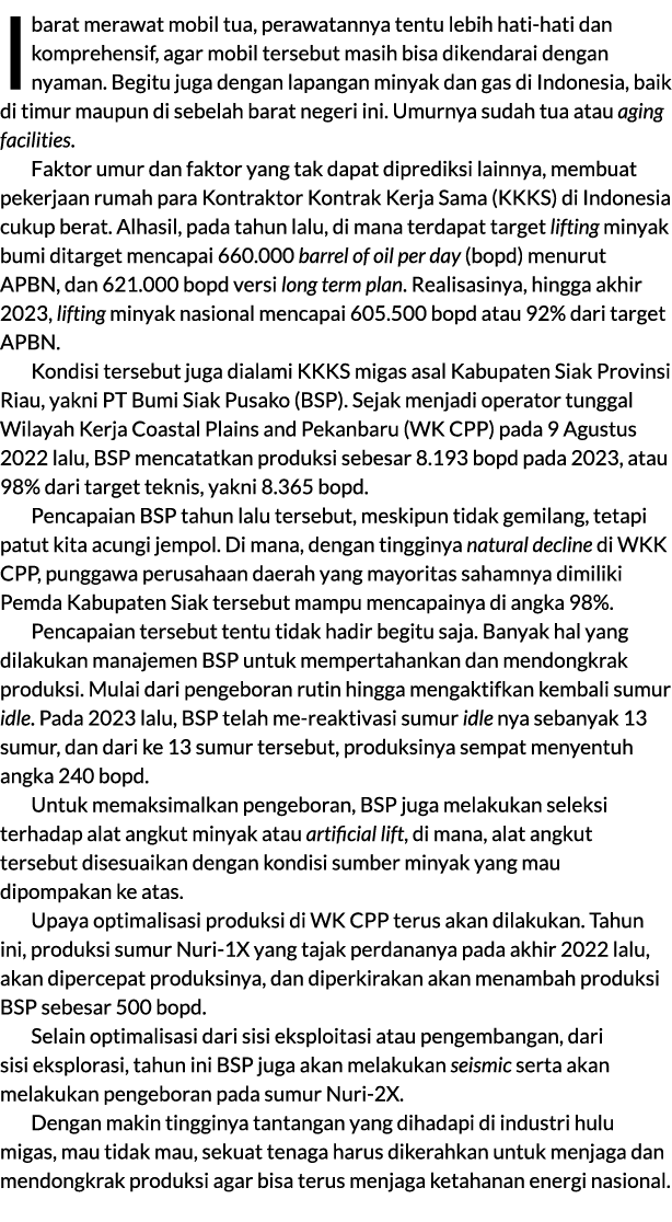 Ibarat merawat mobil tua, perawatannya tentu lebih hati hati dan komprehensif, agar mobil tersebut masih bisa dikenda...