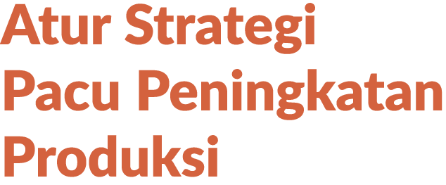 Atur Strategi Pacu Peningkatan Produksi