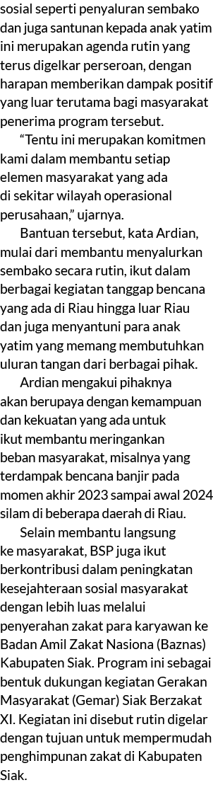 sosial seperti penyaluran sembako dan juga santunan kepada anak yatim ini merupakan agenda rutin yang terus digelkar ...