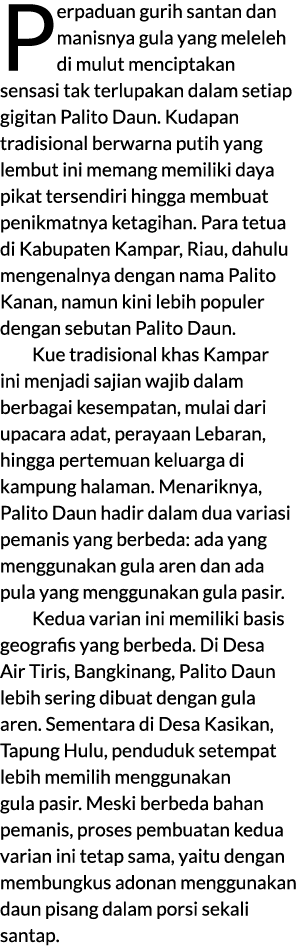 Perpaduan gurih santan dan manisnya gula yang meleleh di mulut menciptakan sensasi tak terlupakan dalam setiap gigita...