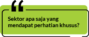 Sektor apa saja yang mendapat perhatian khusus