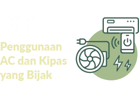 03,Penggunaan AC dan Kipas yang Bija